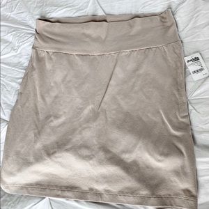 Mini form fitted skirt